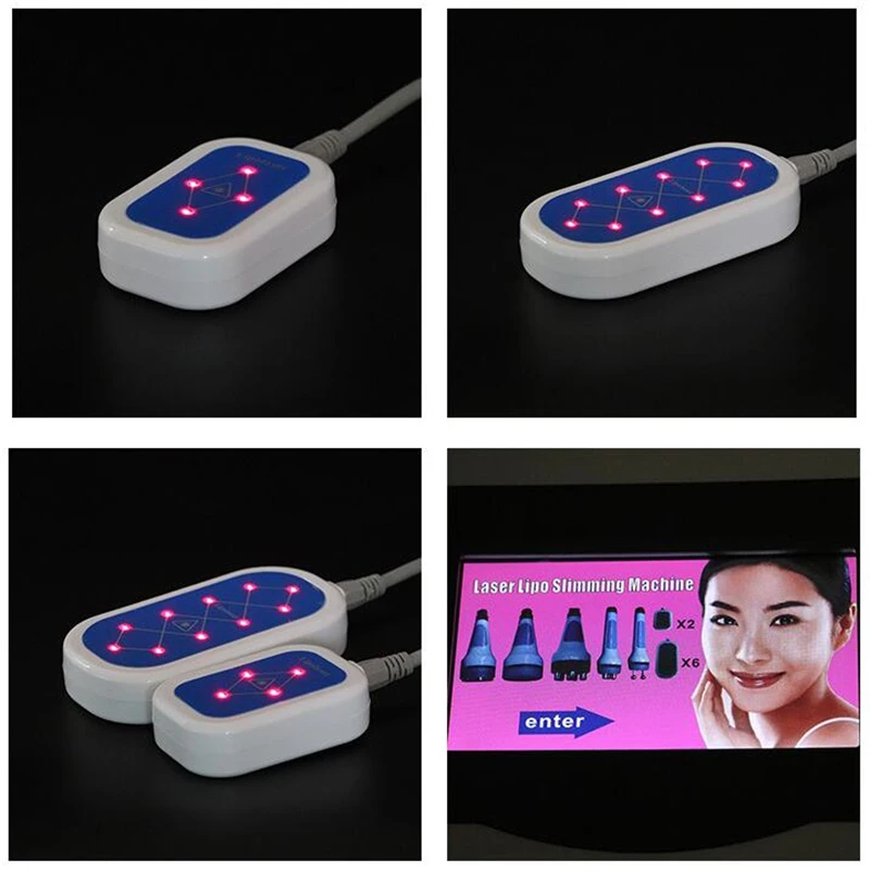 New Design New Model 40k Ultrasonic liposuction Cavitation 8 Pads LLLT lipo Laser Slimming Machine Vacuum RF Skin Care Salon Spa Equipment (6 (12)