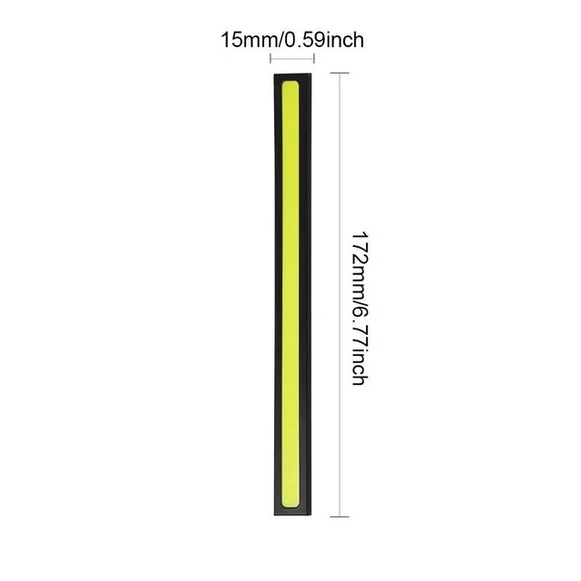 1 kawałek 17cm uniwersalne światło do jazdy dziennej COB DRL LED Lampa samochodowa zewnętrzne światła Auto wodoodporna stylizacja samochodu LED Lampa DRL -
