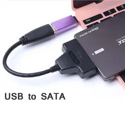 USB 3,0 на SATA 7 15 22Pin адаптер конвертер кабель последовательный ATA sataIII к USB3.0 для ПК ноутбук 2,5 "Ssd Hdd жесткий диск