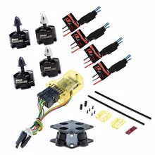 Contrôleur de vol Mini CC3D Atom 4X Simonk 12A ESC + MT2204 2300KV moteur pour FPV Mini RC Quadcopter 250 Alien à travers Q13586-A