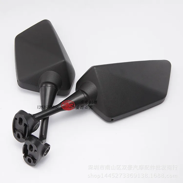 

1 pair big size black brand accessories motorbike side mirror for honda CBR mirror moto rearview motorctcle mirrors hot sell
