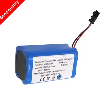 

14.8V 2600mAh Li-Ion battery Rechargeable Battery for PUPPYOO V-M900R 900G robot cleaner High quality Hot sale