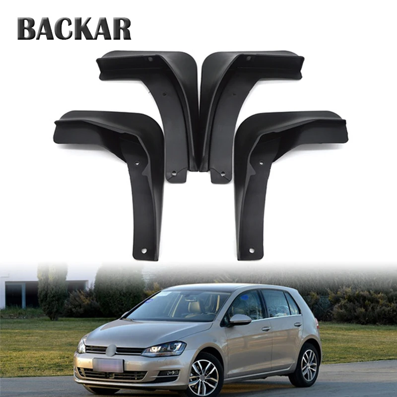 Backar 1Set Car Front Rear Mudguards For Volkswagen VW Golf 7 Mk7 2013 2014 2015 2016 2017 Accessories Mudflap 4Pcs Fenders | Автомобили и