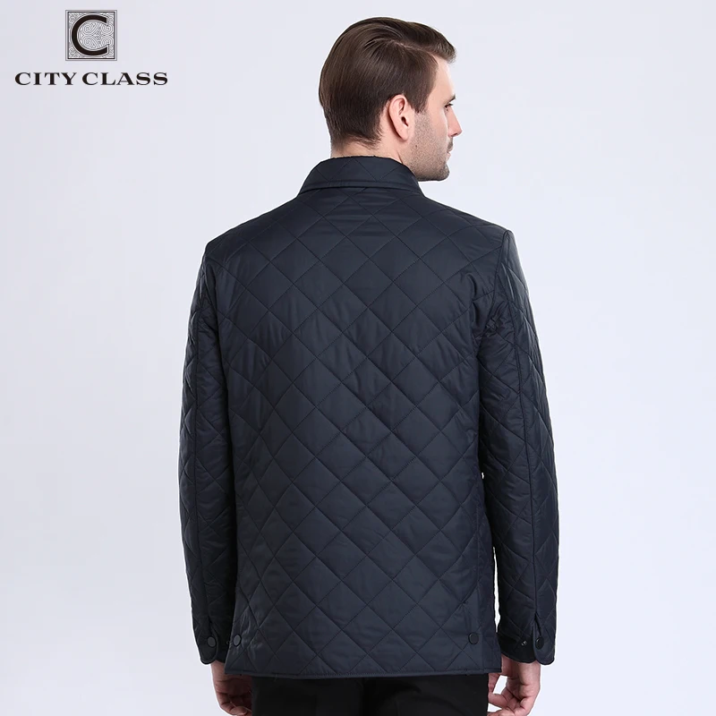 CITY CLASS Новинка 2018 года осень мужская стеганая куртка подкладка флис Chaqueta Hombre