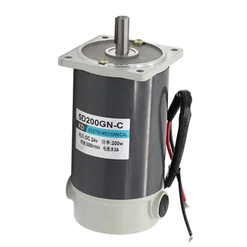 

12V24V DC motor 200W large torque speed control high speed motor miniature permanent magnet positive and negative small motor