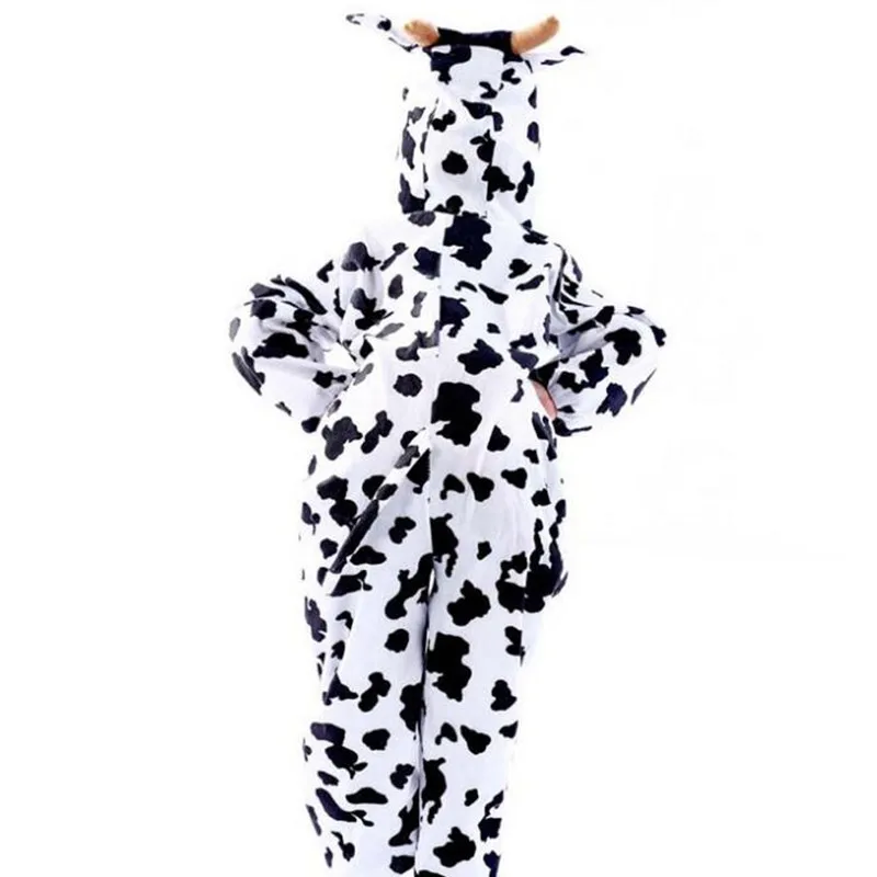 Children Kids Animal Milk Cow Costume Boys Girls Cosplay Jumpsuits Costumes Fancy Dress Party Decor Purim Halloween Christmas