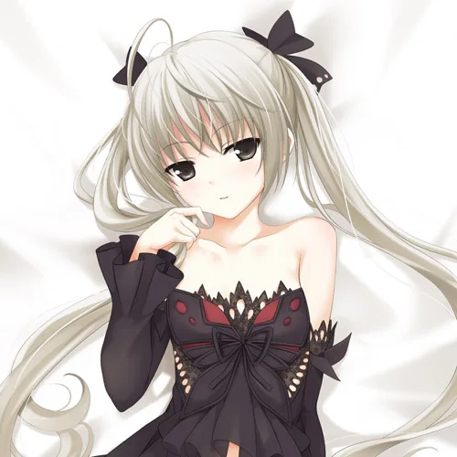 Наволочка Yosuga No Sora с изображением Феи Бабочки обнимающей тело симпатичная