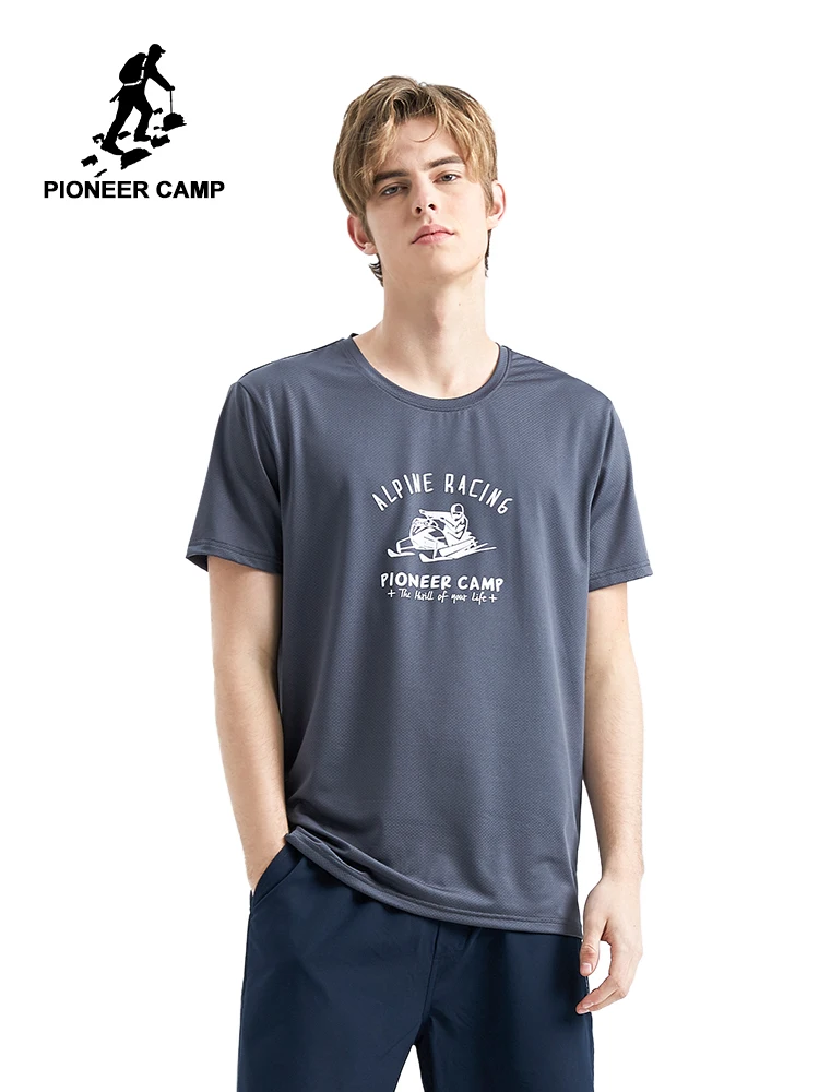 Мужская футболка Pioneer Camp быстросохнущая Спортивная для гольфа повседневная