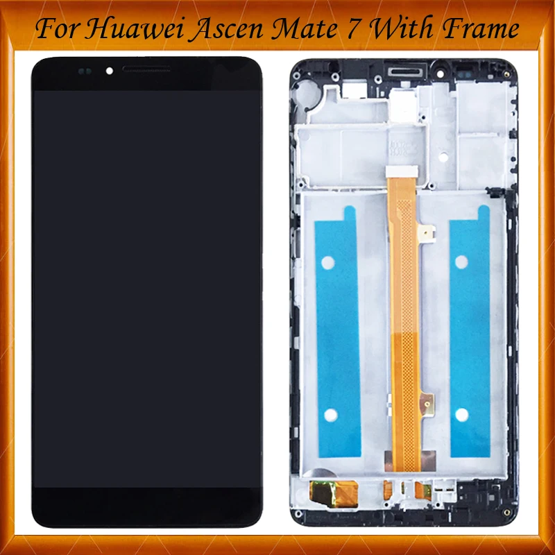

LCD Display+Touch Screen Digitizer Assembly For Huawei Mate 7 Mate7 MT7 MT7-TL10 MT7-TL00 MT7-UL00 With / Without Frame