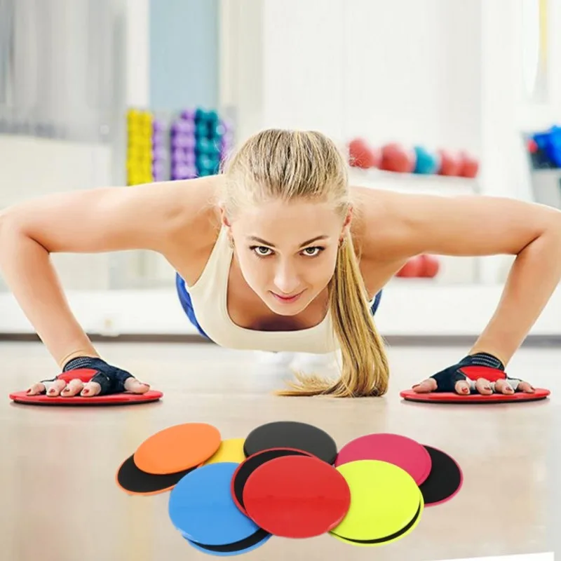 1 Pair Slide Balance Board Sliding Disc Workout Coordination Ability