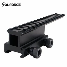 Тактический Расширенный рельс крепление высокий стояк база для 20 мм Пикатинни/Вивер рейку 14 слотов для прицелы для охоты