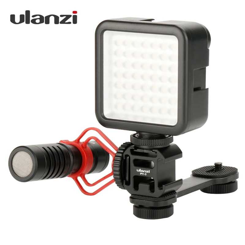 

Ulanzi 3 Hot Shoe Mount for Smooth 4 Q Gimbal BY-MM1 Mini Video Led Light Tripod Kit for Smartphone DSLR Canon Nikon Camera