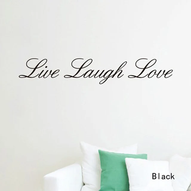 LIVE LAUGH LOVE Wall Quote Stickers Vinyl Decal Home Art Decor Paper
