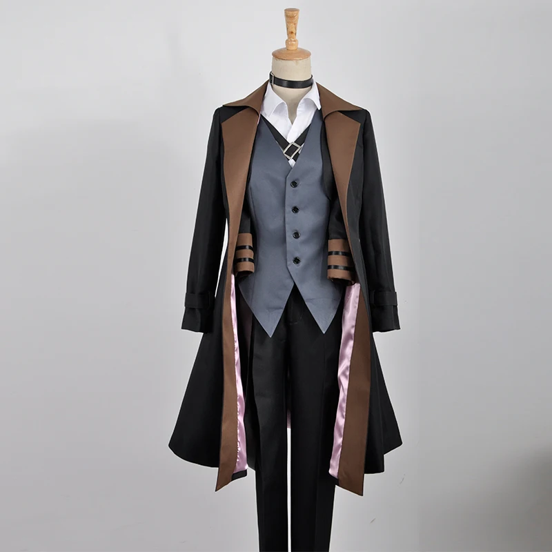 Костюм Бунго бродячих собак Nakahara Chuuya полный комплект с шапкой одежда для