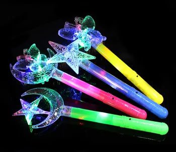 

36cm led glow stick Star Butterfly LED Sticks Light Wands Festival wedding Party Decoration Concert Prop toy Christmas
