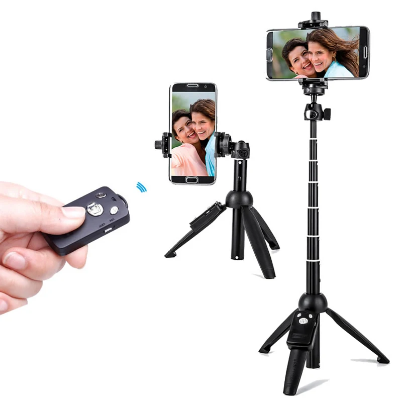 

Yunteng Wireless Selfie Stick Tripod Monopod with Bluetooth Remote Shutter Universal for iPhone XS X 7plus Xiaomi Smartphones