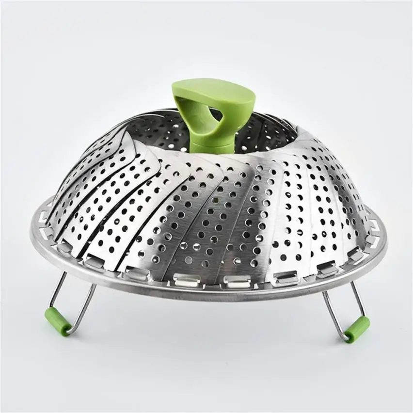 Steamer steam basket Stainless Steel Vegetable folding steamer Basket Folding steam rack Insert