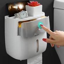 Коробка для туалетных салфеток товарная полка Дырокол внутренний водонепроницаемый держатель для туалетной бумаги flexo