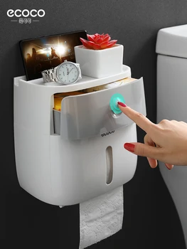 

toilet tissue box commodity shelf Free of punch domestic waterproof The toilet paper extraction toilet paper holder flexo