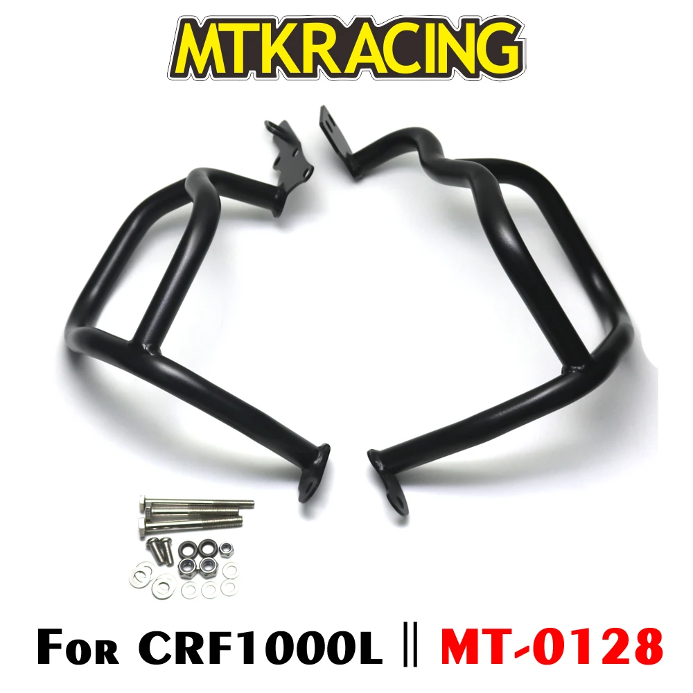 

MTKRACING 2018 new Motorcycle accessories FOR HONDA CRF1000L CRF 1000L Lower pole BUMPER CRASH BAR EXTENSIONS Engine Bumper