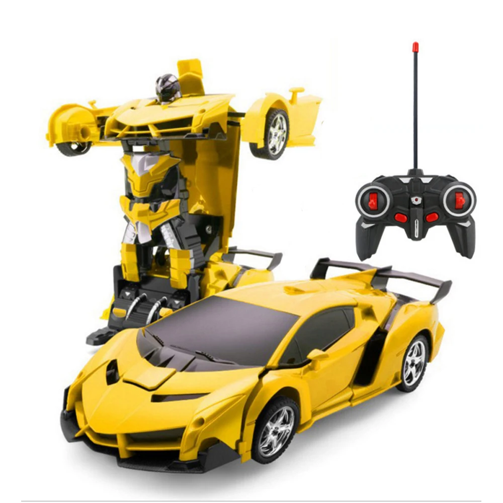 Goedkoop Rc Auto Transformatie Robots Sport Voertuig Model Robots Speelgoed Cool Vervorming Auto Kinderen Speelgoed Geschenken Voor Jongens