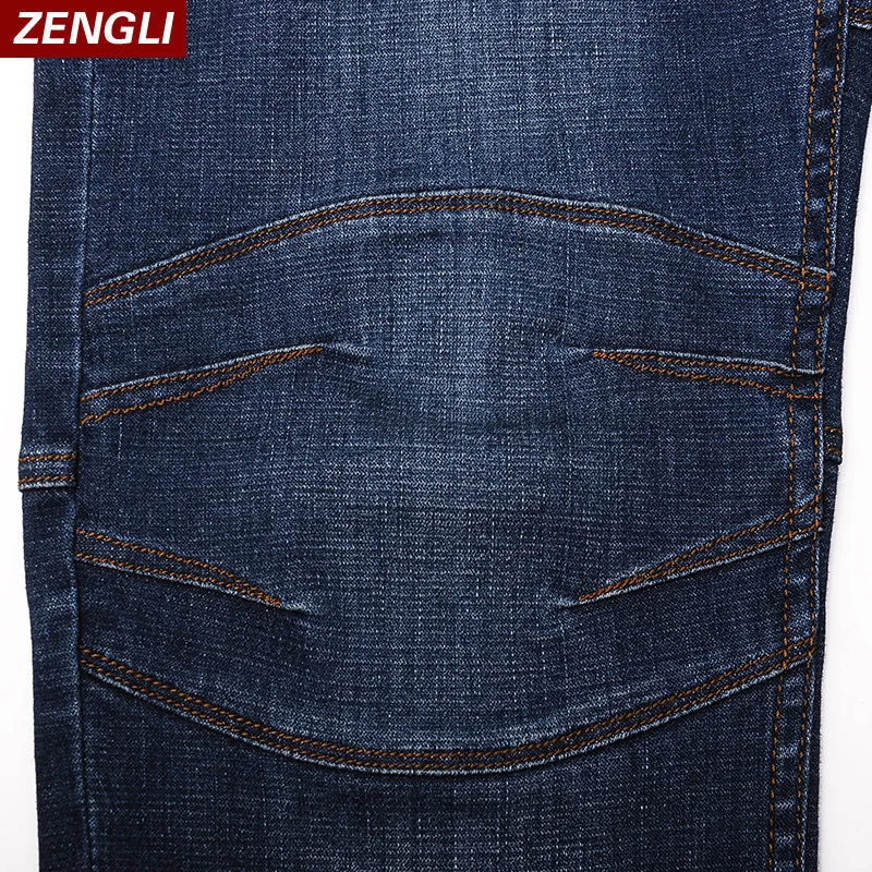 ZENGLI Blue Jeans Men New Straight Casual Jeans Men's Loose Elasticity Splice Cowboy Denim Trousers Man Jeans Plus Size 46 48 ZENGLI Blue Jeans Men New Straight Casual Jeans Men's Loose Elasticity Splice Cowboy Denim Trousers Man Jeans Plus Size 46 48