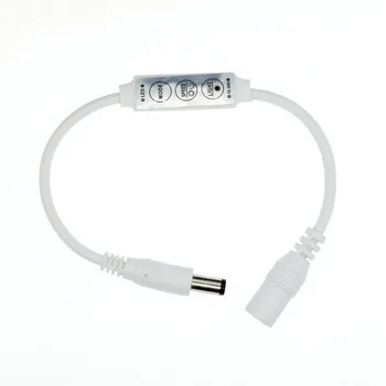 

LED mini 3 button monochrome manual dimming controller 12-24V lamp with light bar controller