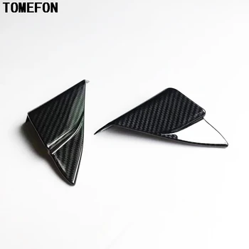 

TOMEFON ABS Matte Carbon Fiber Paint For Toyota Camry XV70 2017 2018 a Pillar Inner Front Door Triangle Cover Interior Trim
