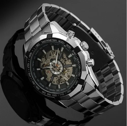 

Men's Skeleton Automatic Wristwatch Winner Mechanical Watch Gold Skeleton Vintage Watch Man FORSINING Top Brand Luxury Watch