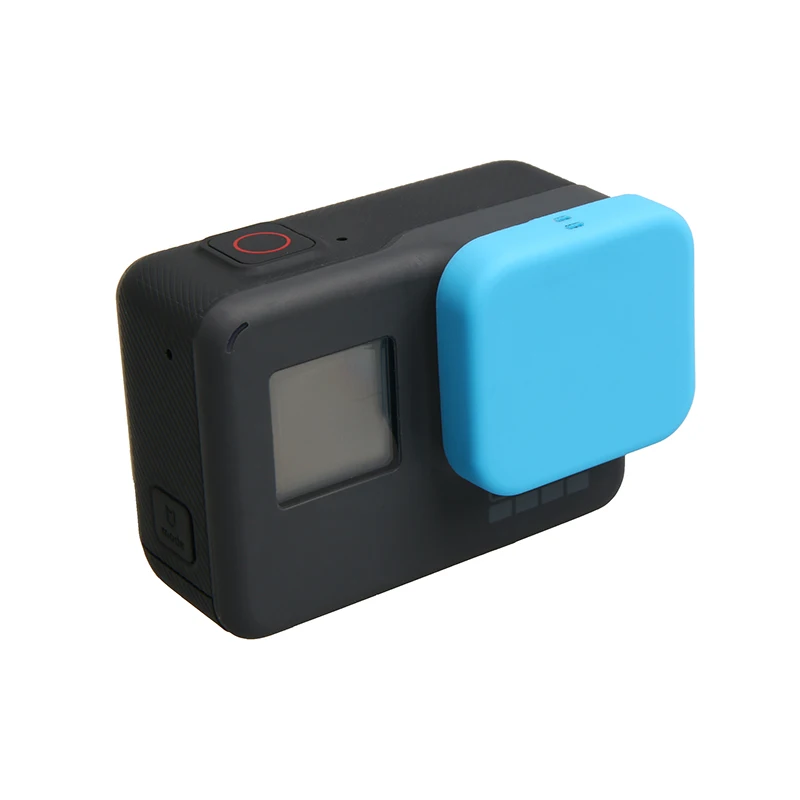 Housing Case Soft Silicone Protective Black Lens Cap Cover For GoPro 4K HERO 5 6 7