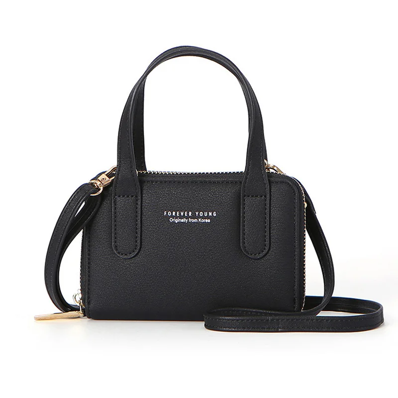 WEICHEN новая дизайнерская мини-сумка на плечо женская маленькая сумка-мессенджер Женская тонкая сумка через плечо женская сумка с клапаном - Цвет: Black