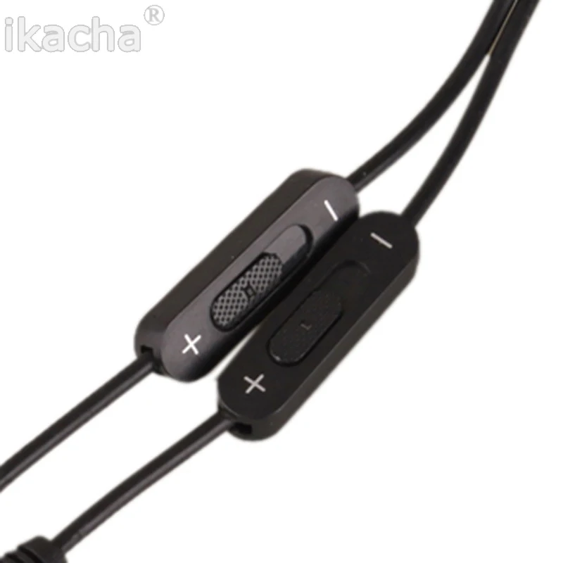Volume Control 3.5mm Plug Jack Headphone Audio Stereo Y Splitter Cord Cable (2)