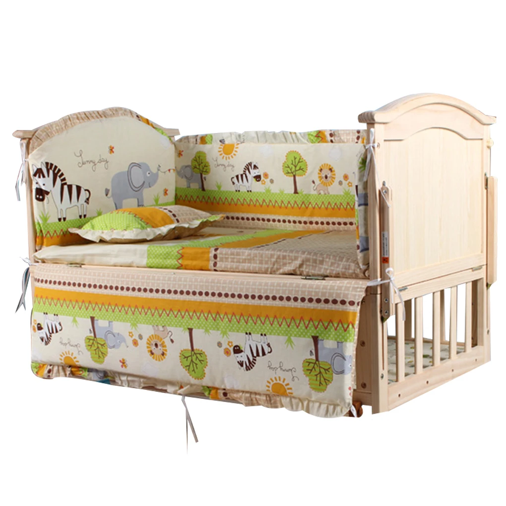 5Pcs/Set Baby Bed Bumper Cotton/Plush Baby Bedding for Newborns Toddle Children's Bed Around Linen Cot Crib Bumpers Baby 5Pcs/Set Baby Bed Bumper Cotton/Plush Baby Bedding for Newborns Toddle Children's Bed Around Linen Cot Crib Bumpers Baby