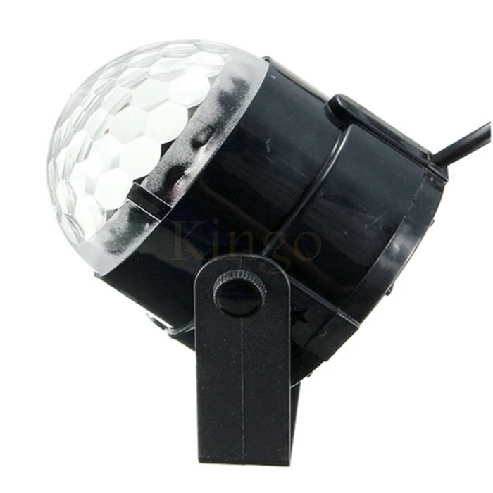 مصغرة 3 W RGB LED البلورة السحرية الكرة المرحلة تأثير الإضاءة مصباح حزب ديسكو نادي DJ مصباح بار تظهر 100- 240 V الاتحاد الأوروبي/الولايات المتحدة التو...
