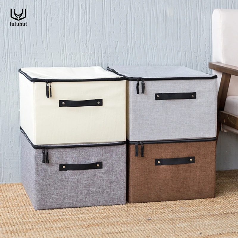 

luluhut nonwoven storage box foldable underwear bra socks container drawer organizer sundries clothes home storage quilt saver