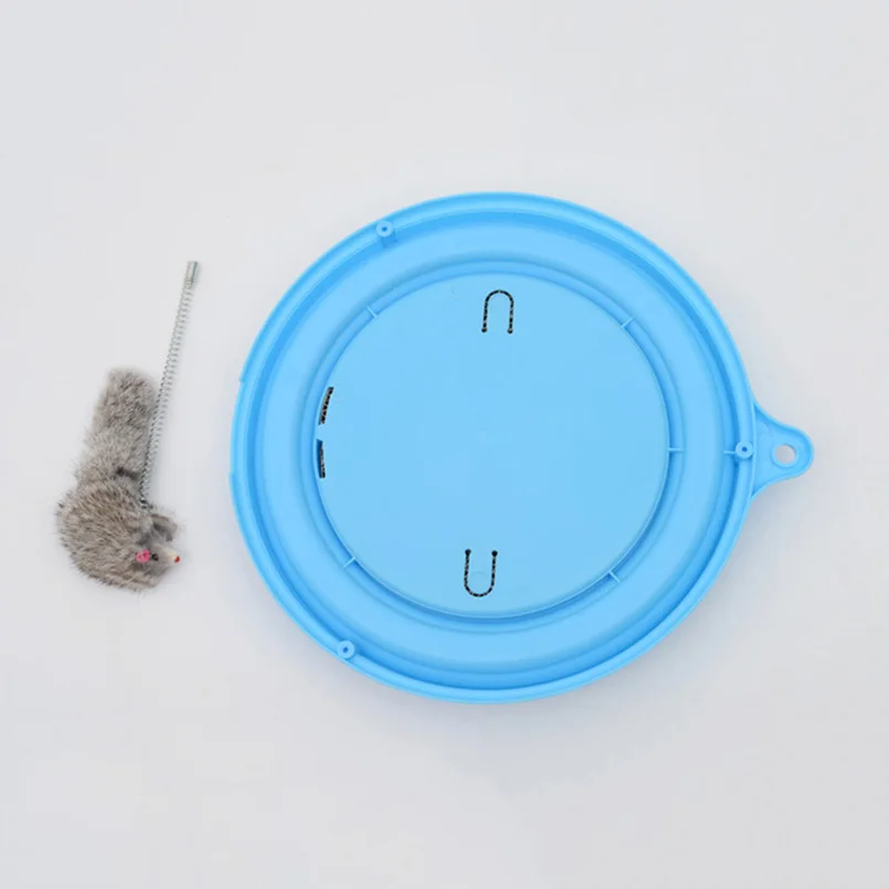 Round Plastic Cat Scratch Board Toy With Ball Mouse Funny Toy For Dogs Cats Kittens Puppys Chihuahua Pet Product Supplies Round Plastic Cat Scratch Board Toy With Ball Mouse Funny Toy For Dogs Cats Kittens Puppys Chihuahua Pet Product Supplies