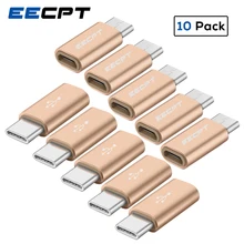 EECPT 10 Упаковка OTG type C адаптер USB C к Micro USB OTG кабель type-C разъем адаптера для Macbook samsung S9 S8 huawei P20 P10