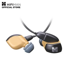 HIFIMAN RE2000 goldTopology Diafragma Driver Dinâmico Monitores de ouvido Fone de Ouvido Noise Isolando Fones de Ouvido de Cabo Mais Fácil S