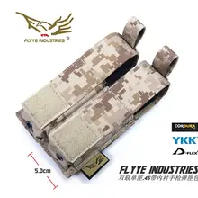 FLYYE MOLLE мешочки. 45 Пистолетная обойма чехол для Glock 1911 Гуо тонкий Mag Военная Униформа модульный боевой CORDURA P006