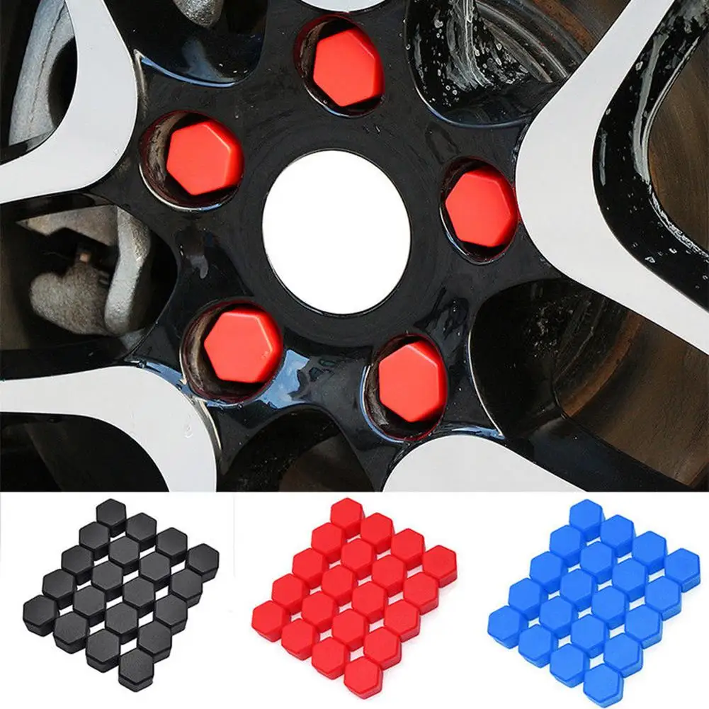

20Pcs 19mm Universal Car Styling Auto Hub Screw Cover Dust Proof Wheel Nut Caps