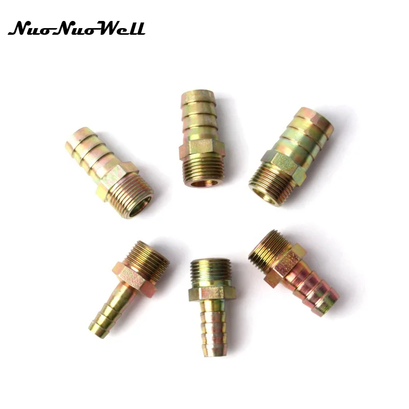

2pcs 3/8 inch Thread to 8mm 10mm 12mm 16mm Hose Straight Connector Aquarium Air Pipe Fish Tank Adapter Gas Garden Irrigation
