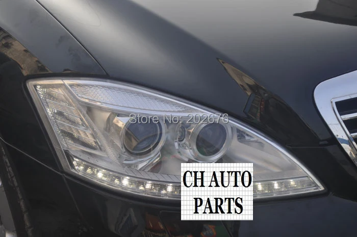 

CHA W221 S320 S350 S500 S600 FOR BENZ HEADLIGHT HEADLAMP, WITH LED DAYLIGHT DRL, UPGRADE OLD MODEL TO NEW