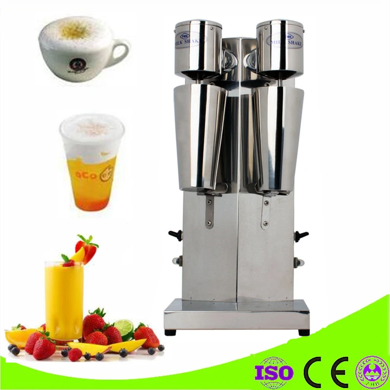 Commercial Milk Tea Mixer Double Head Milkshake Machine Drink Mixer