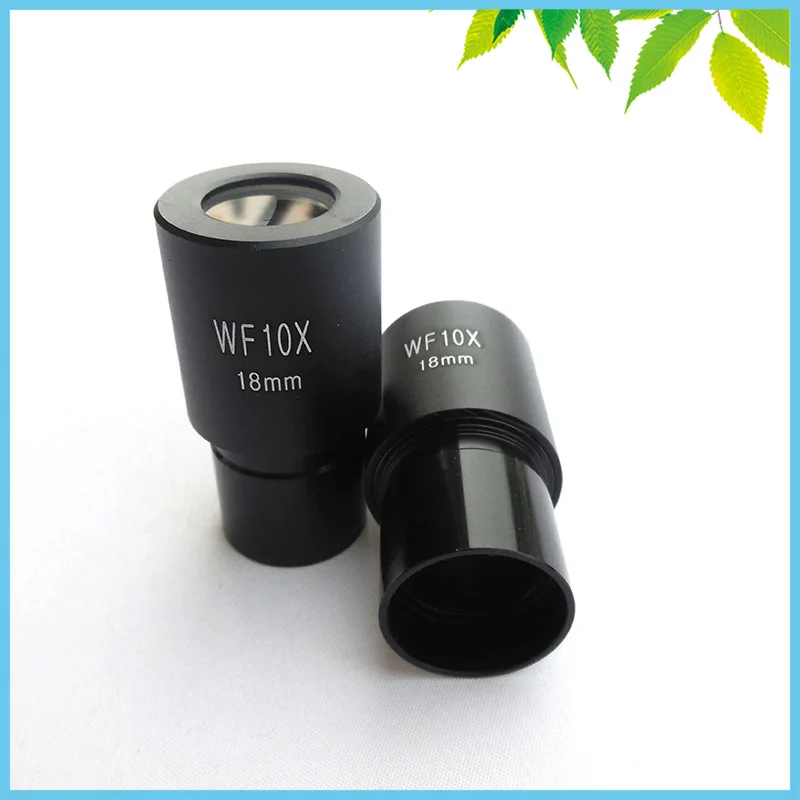 Окуляр для широкого поля WF10X 18 мм микроскоп широкоугольный окуляр 23,2 мм Монтажный интерфейс окуляр для биологического микроскопа