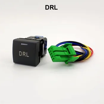 

DRL Battery BSM Automatic Headlight Front Fog Light Rear Fog Light Switch Button Wire For Toyota Ralink 2019