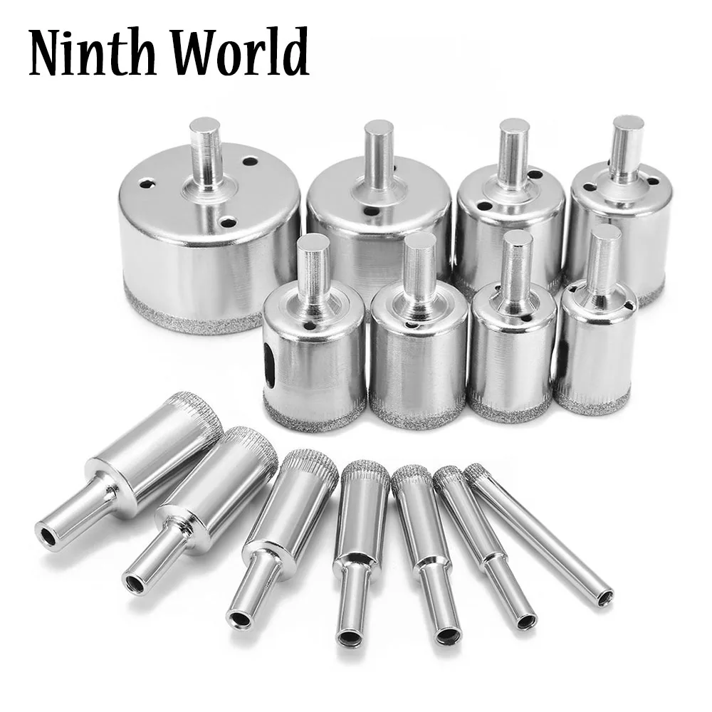 Beste 15 stks Tegel, Diamond Hole Saw Remover Gereedschap voor Glas, Porselein, Keramiek, graniet Steen Boren 6 50mm