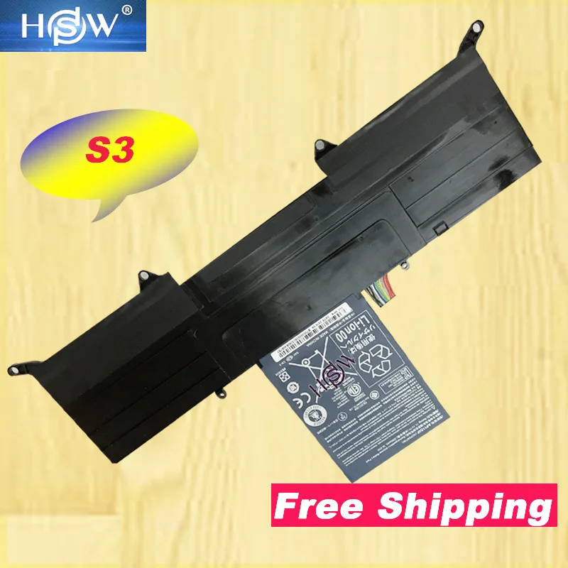 HSW 11 1 В Новый AP11D3F Аккумулятор для ноутбука acer MS2346 S3 391 371 AP11D4F AP11D3F|Аккумуляторы
