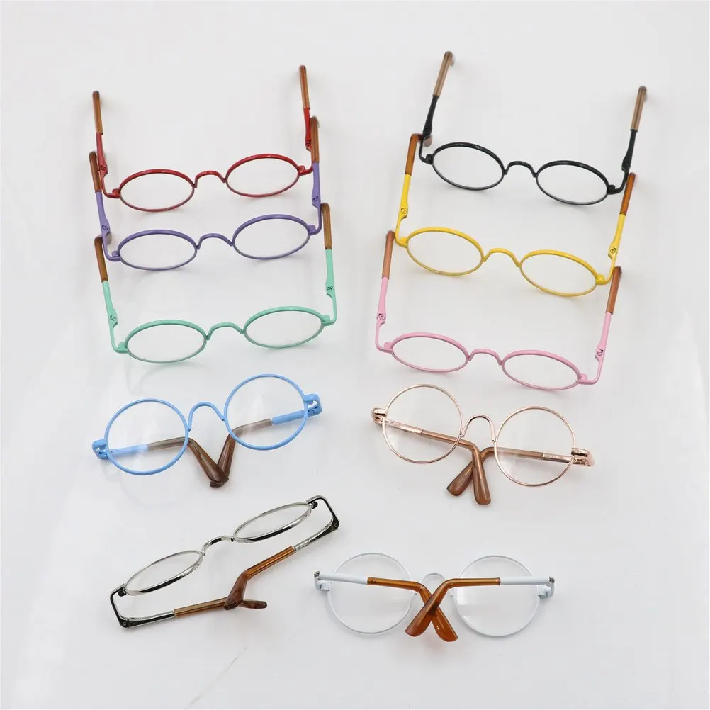 TOYZHIJIA Round glasses suitable doll as for For dolls glasses