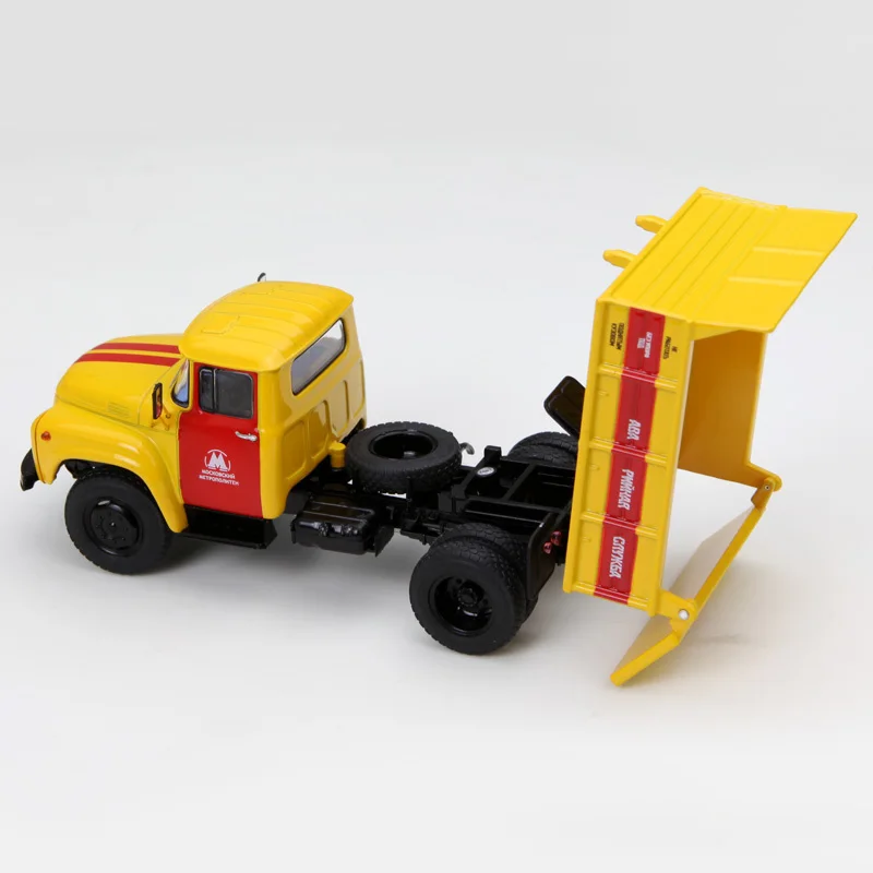 Новинка литой металлический желтый российский грузовик из отпечатка 1/43