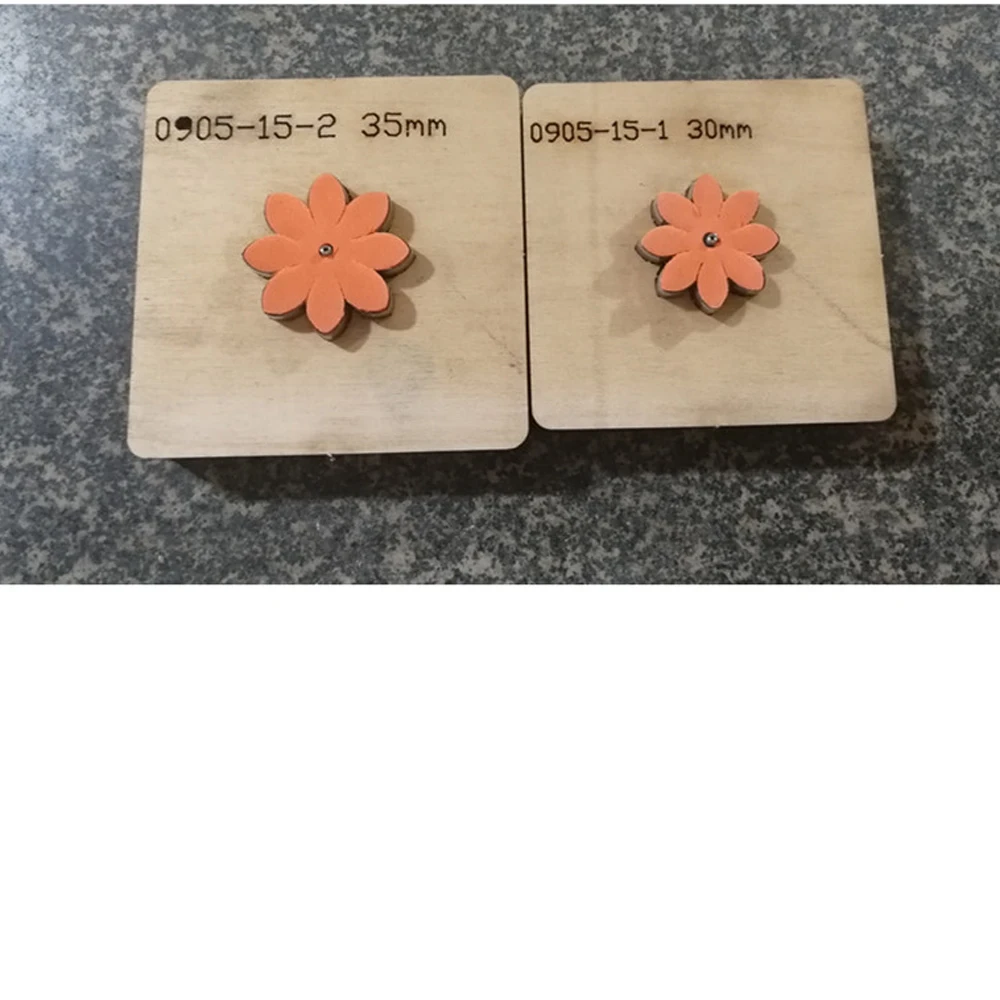 

DIY leather craft floral petal die cutting knife mould template hand punch tool